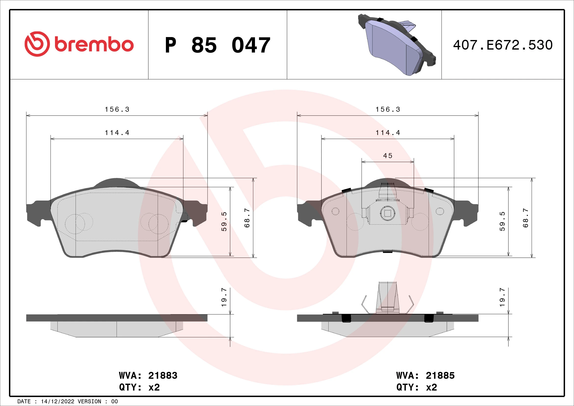 P85047 Brembo