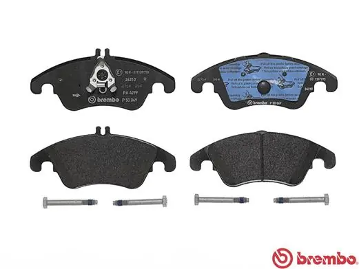 P50069 Brembo Pastillas delanteras