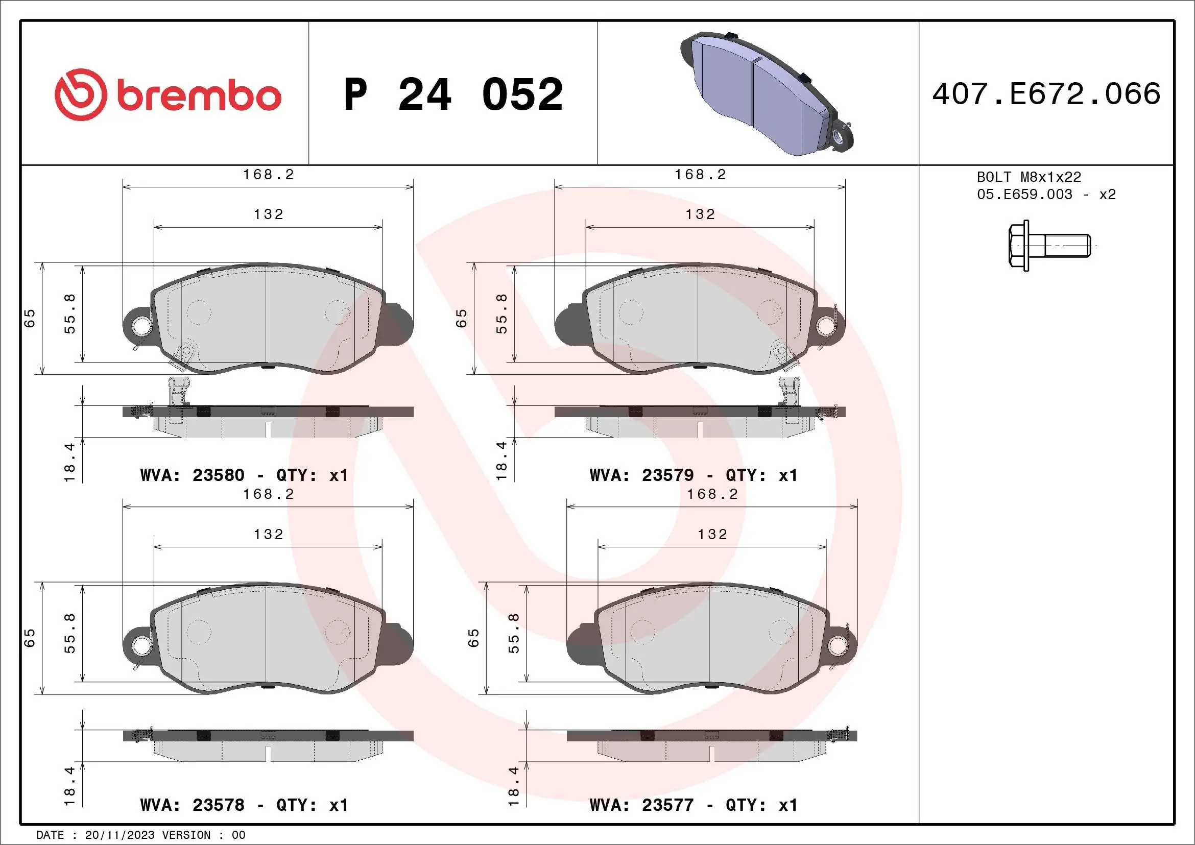 P24052 Brembo