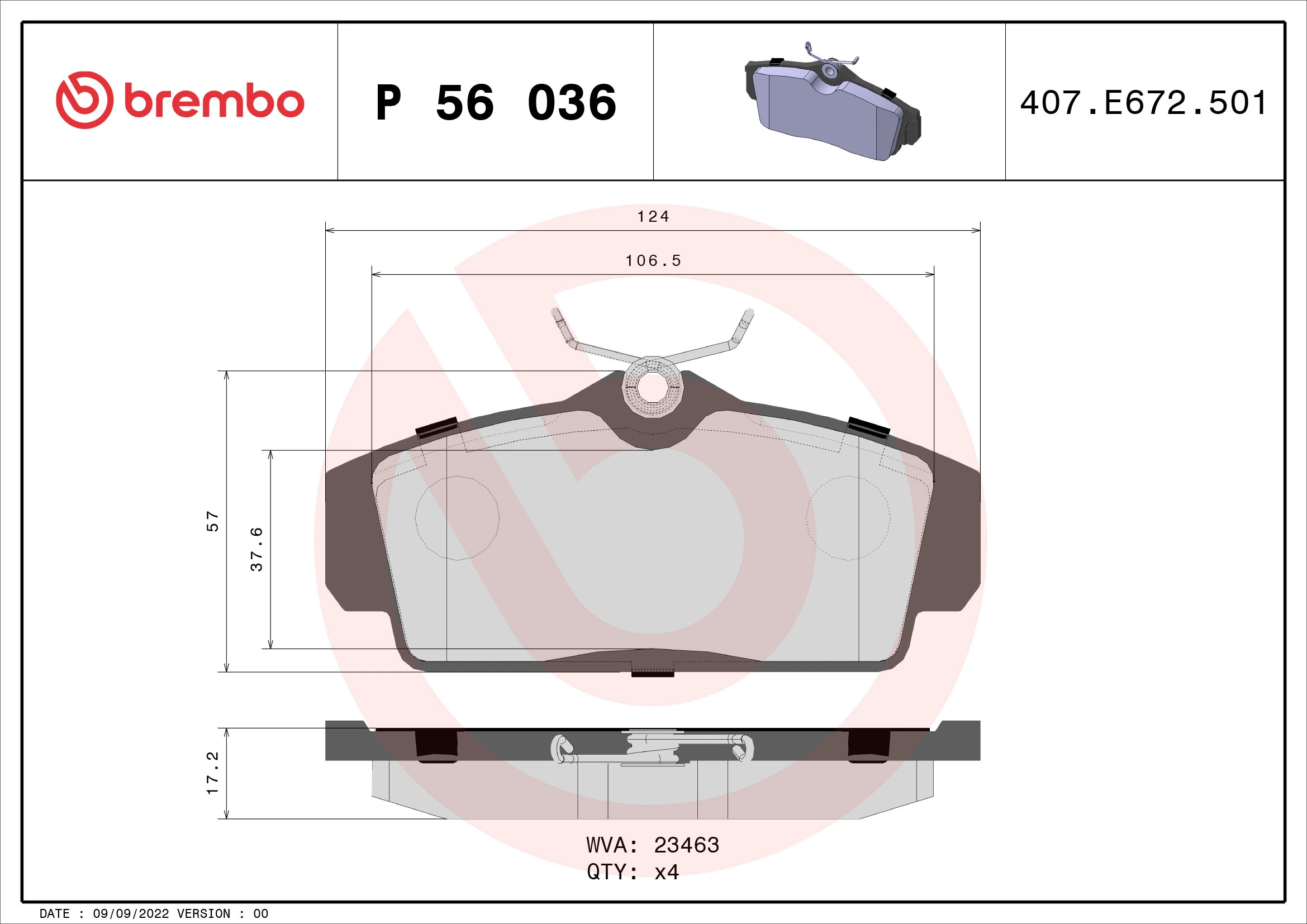 P56036 Brembo