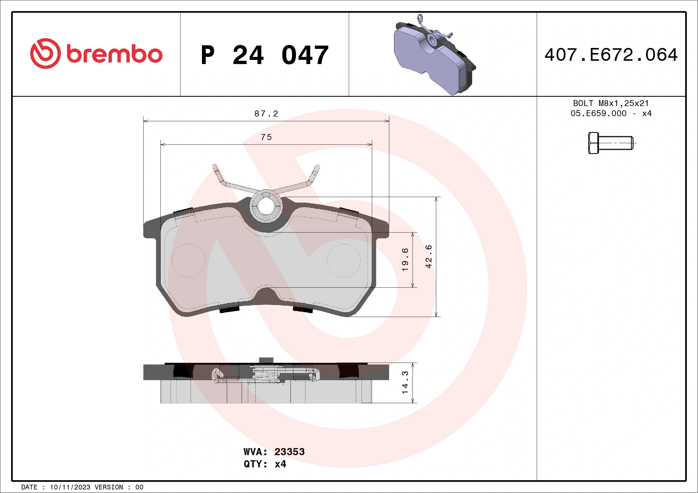 P24047 Brembo