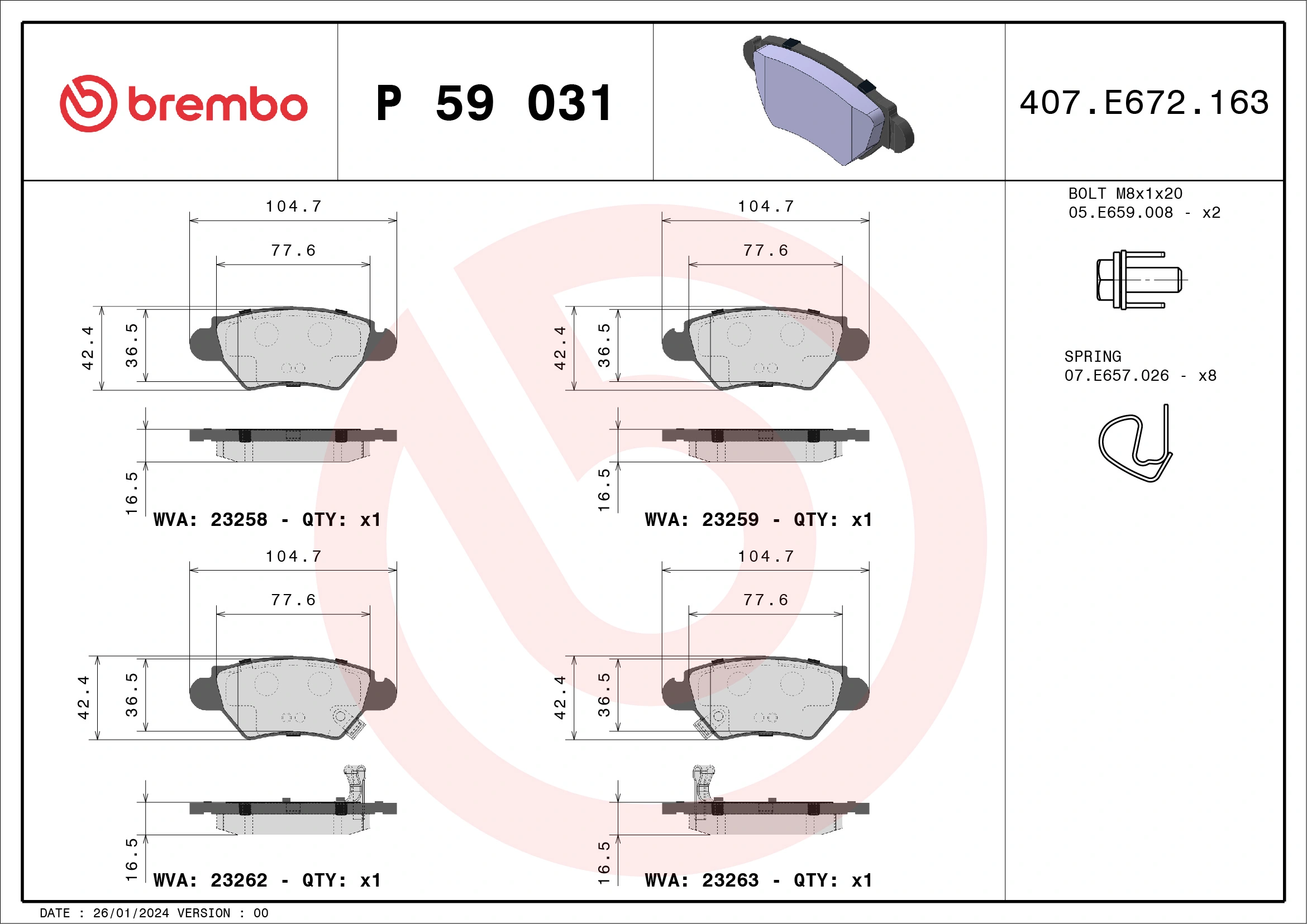 P59031 Brembo