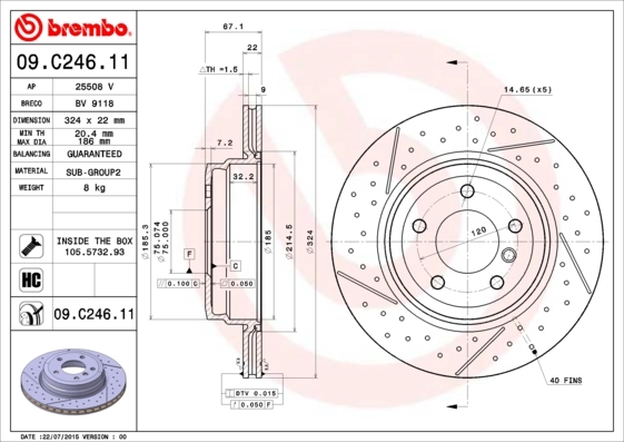 09C24611 Brembo
