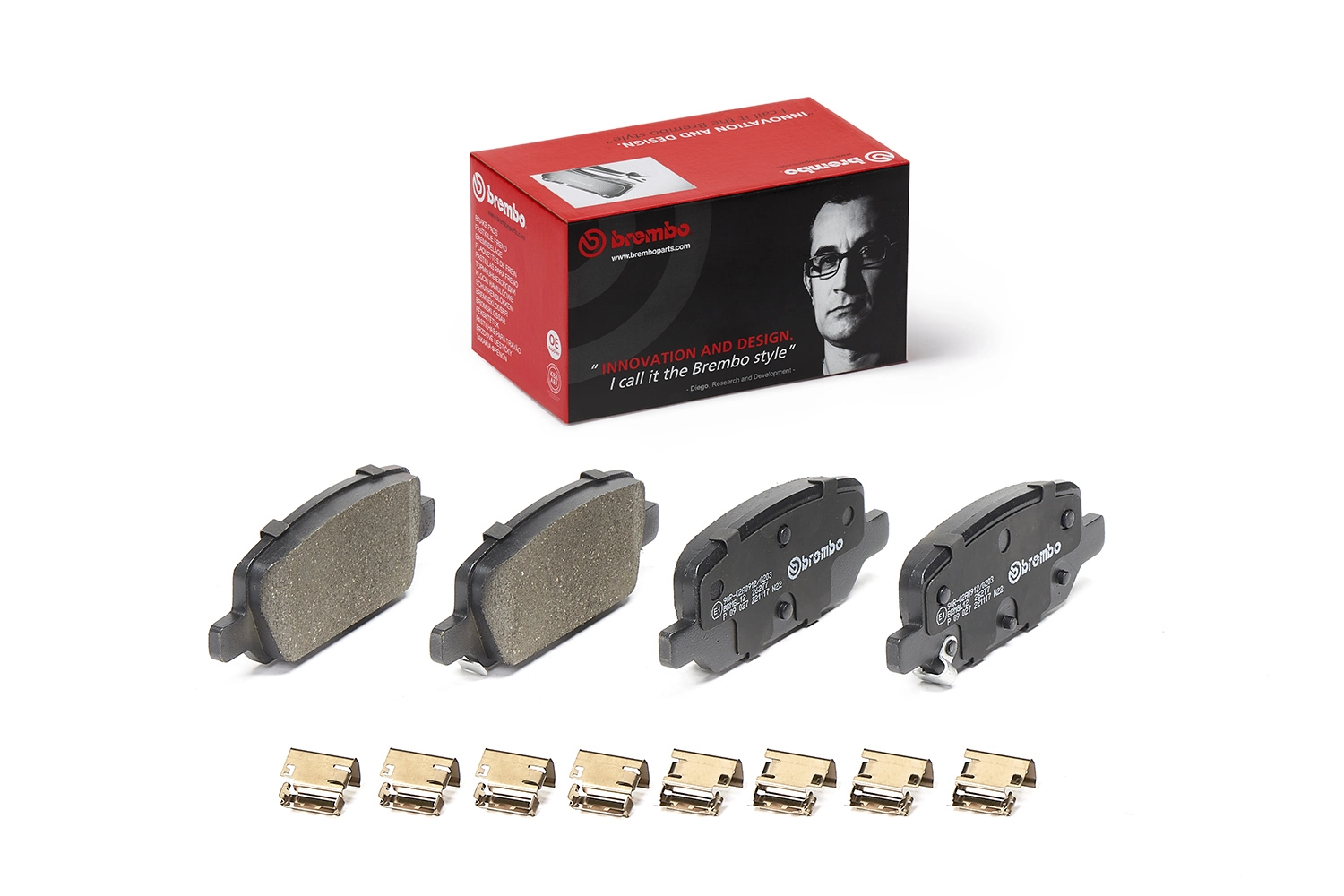 P09027 Brembo Pastillas freno traseras