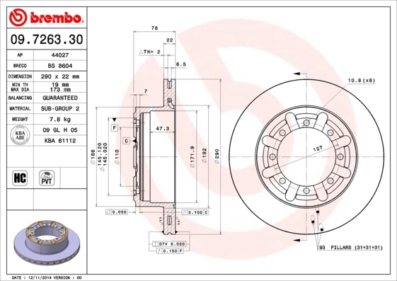 09726330 Brembo