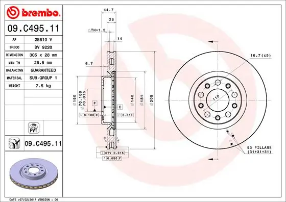 09C49511 Brembo