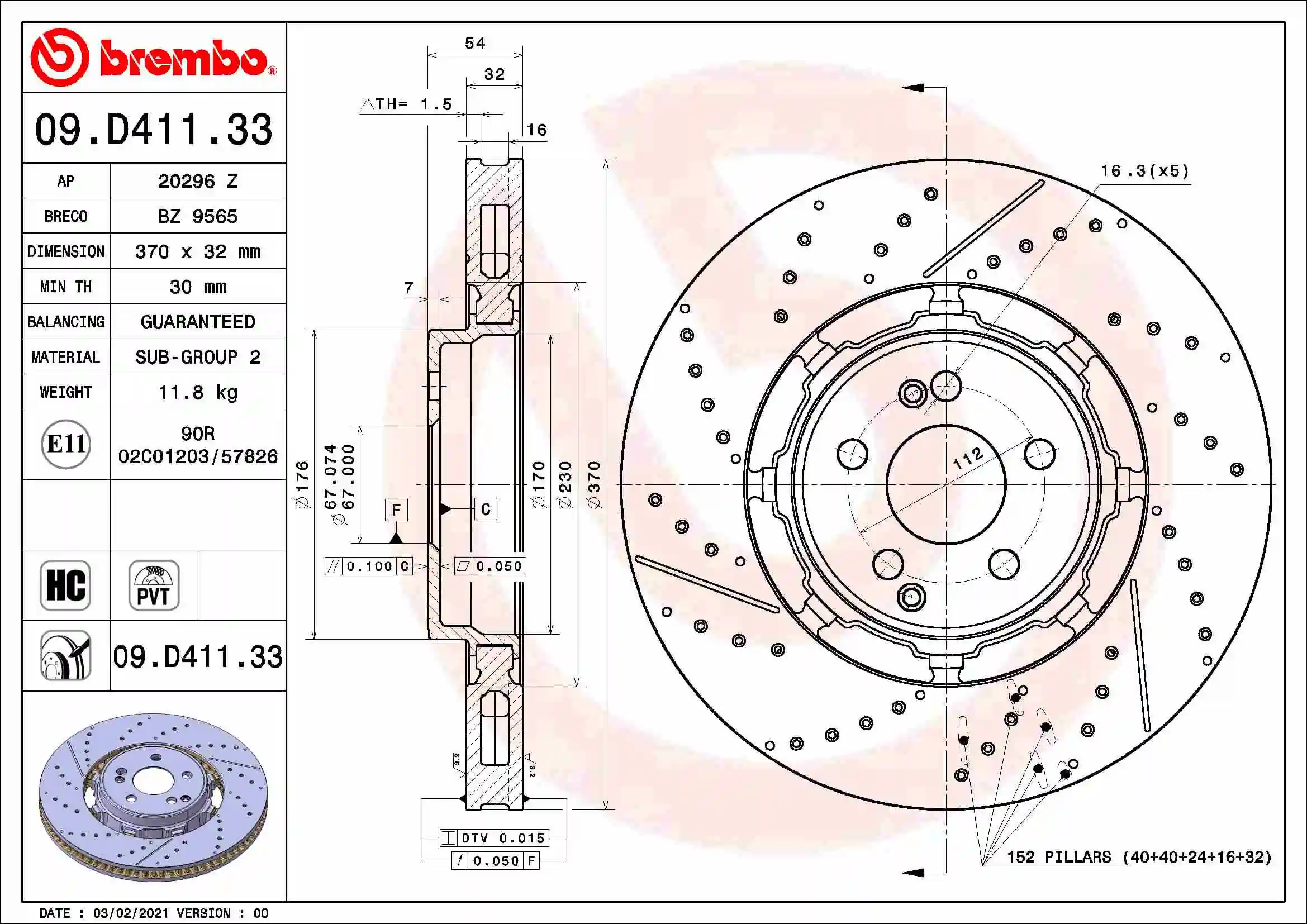 09D41133 Brembo