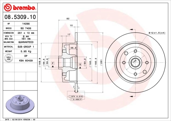 08530910 Brembo