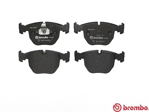 P06021 Brembo Pastillas delanteras