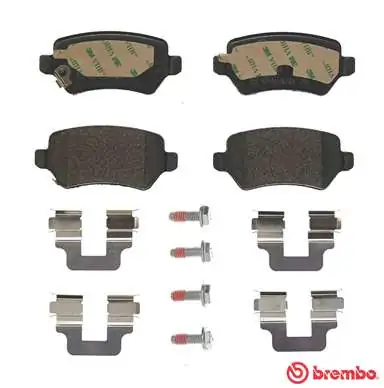 P59038 Brembo Pastillas freno traseras