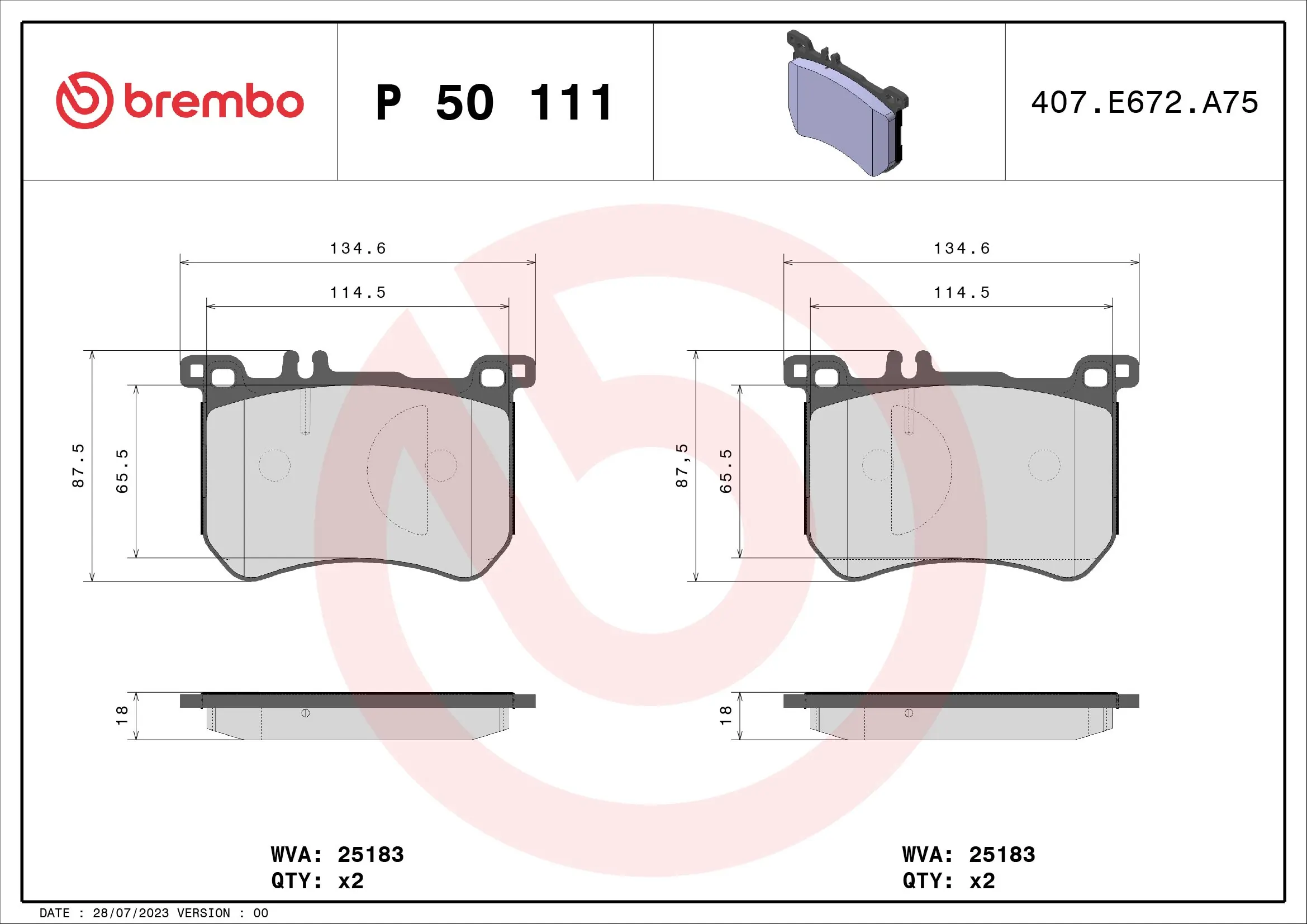 P50111 Brembo