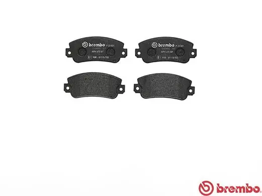 P23021 Brembo Pastillas delanteras