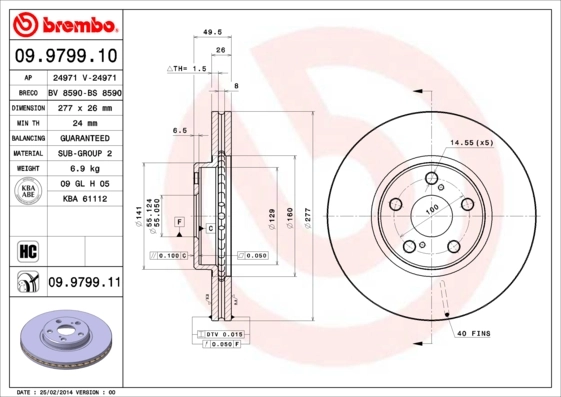 09979910 Brembo