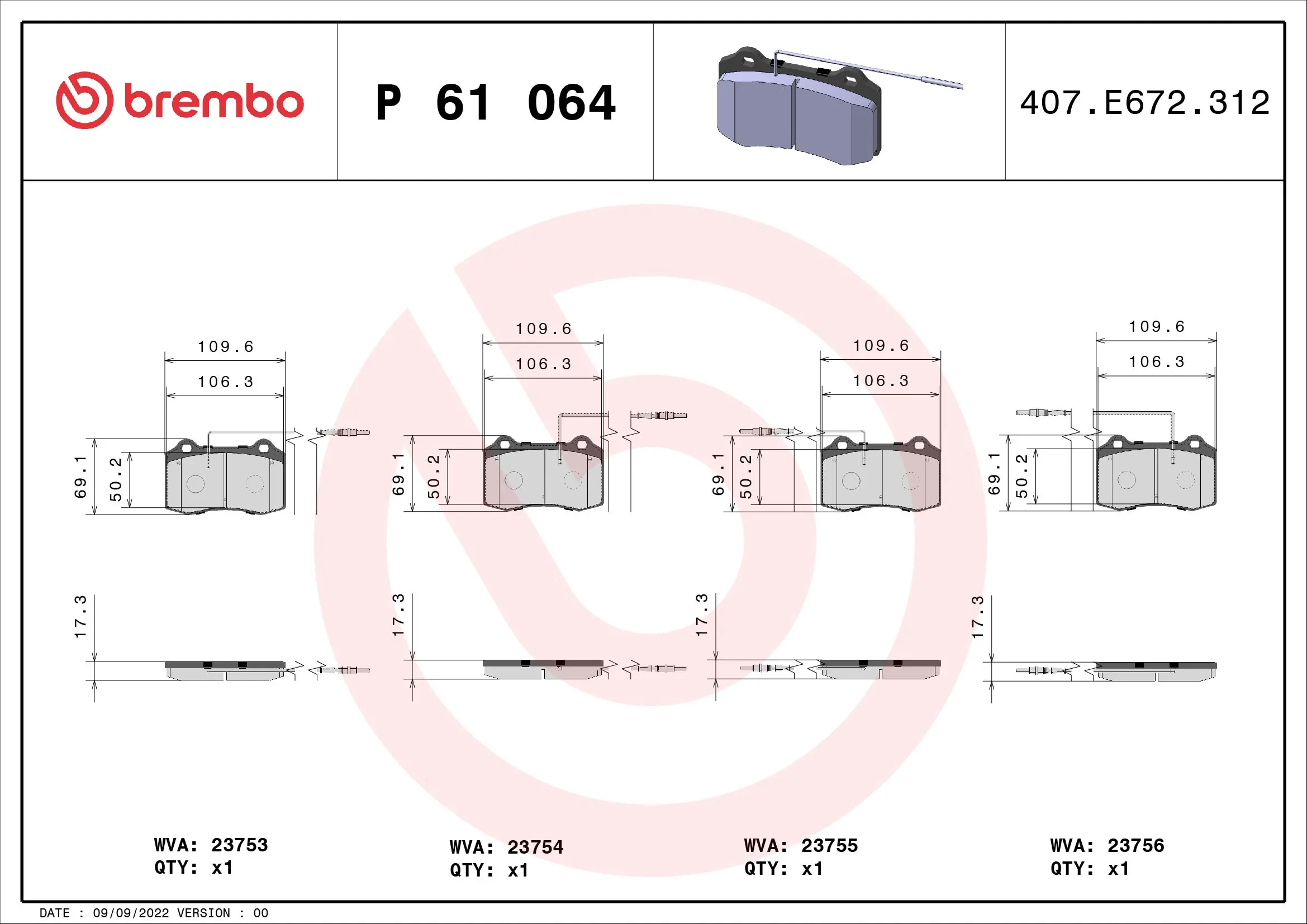 P61064 Brembo