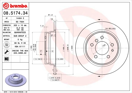 08517434 Brembo