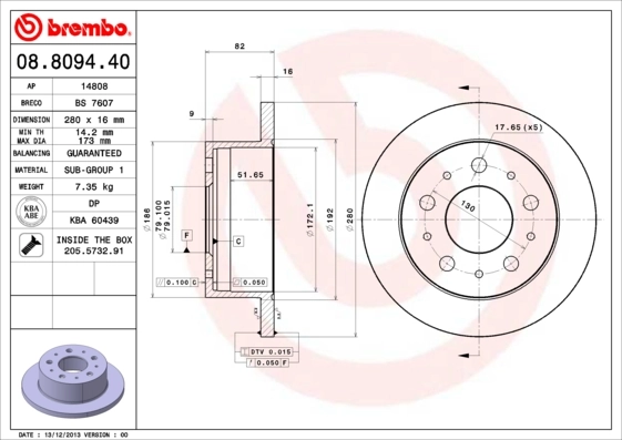08809440 Brembo