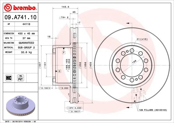 09A74110 Brembo