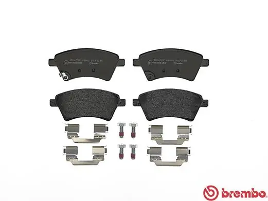 P23105 Brembo Pastillas delanteras