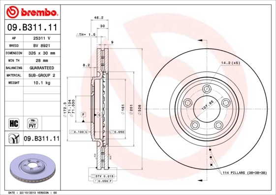 09B31111 Brembo