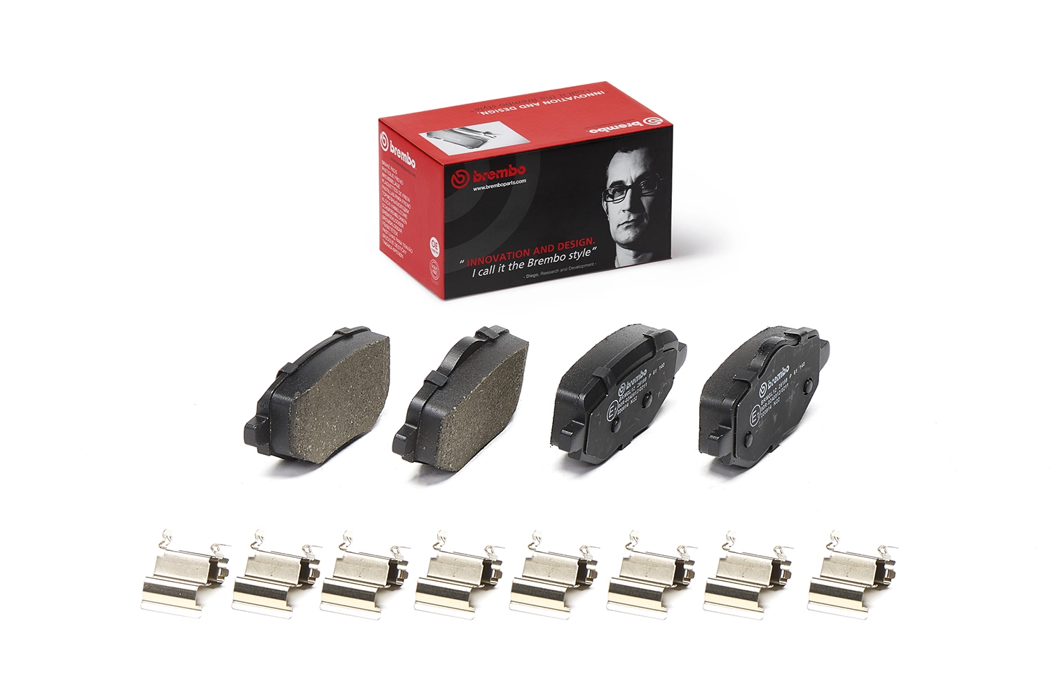 P61140 Brembo Pastillas freno traseras