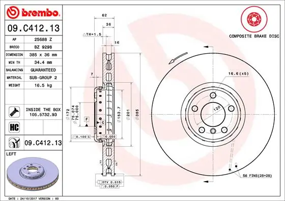 09C41213 Brembo