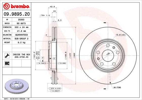 09989520 Brembo