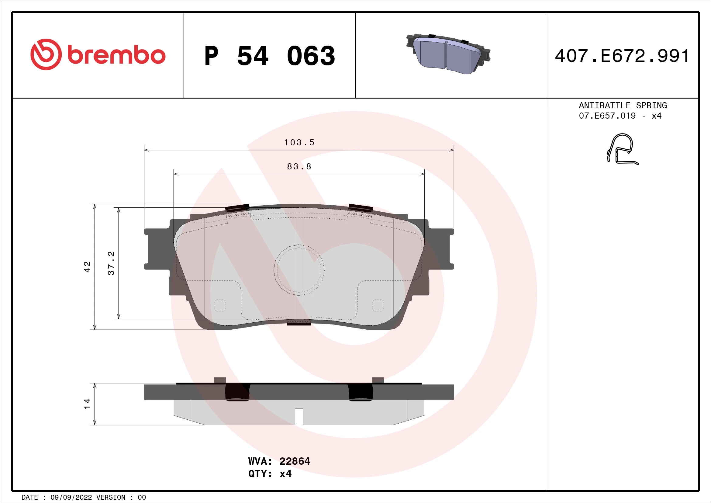 P54063 Brembo