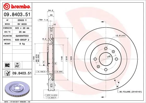09840351 Brembo