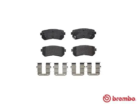 P30068 Brembo Pastillas freno traseras