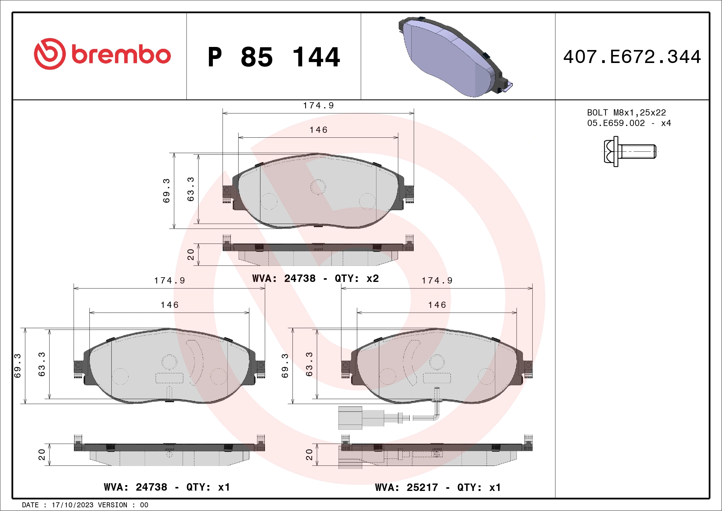 P85144 Brembo