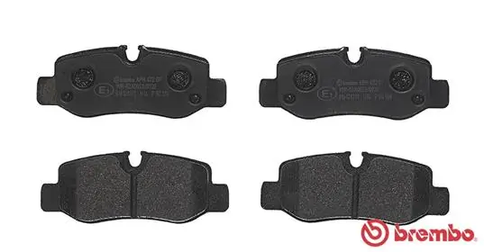 P50126 Brembo Pastillas freno traseras