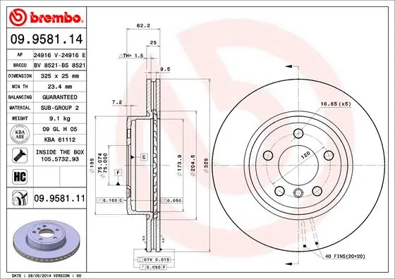09958114 Brembo