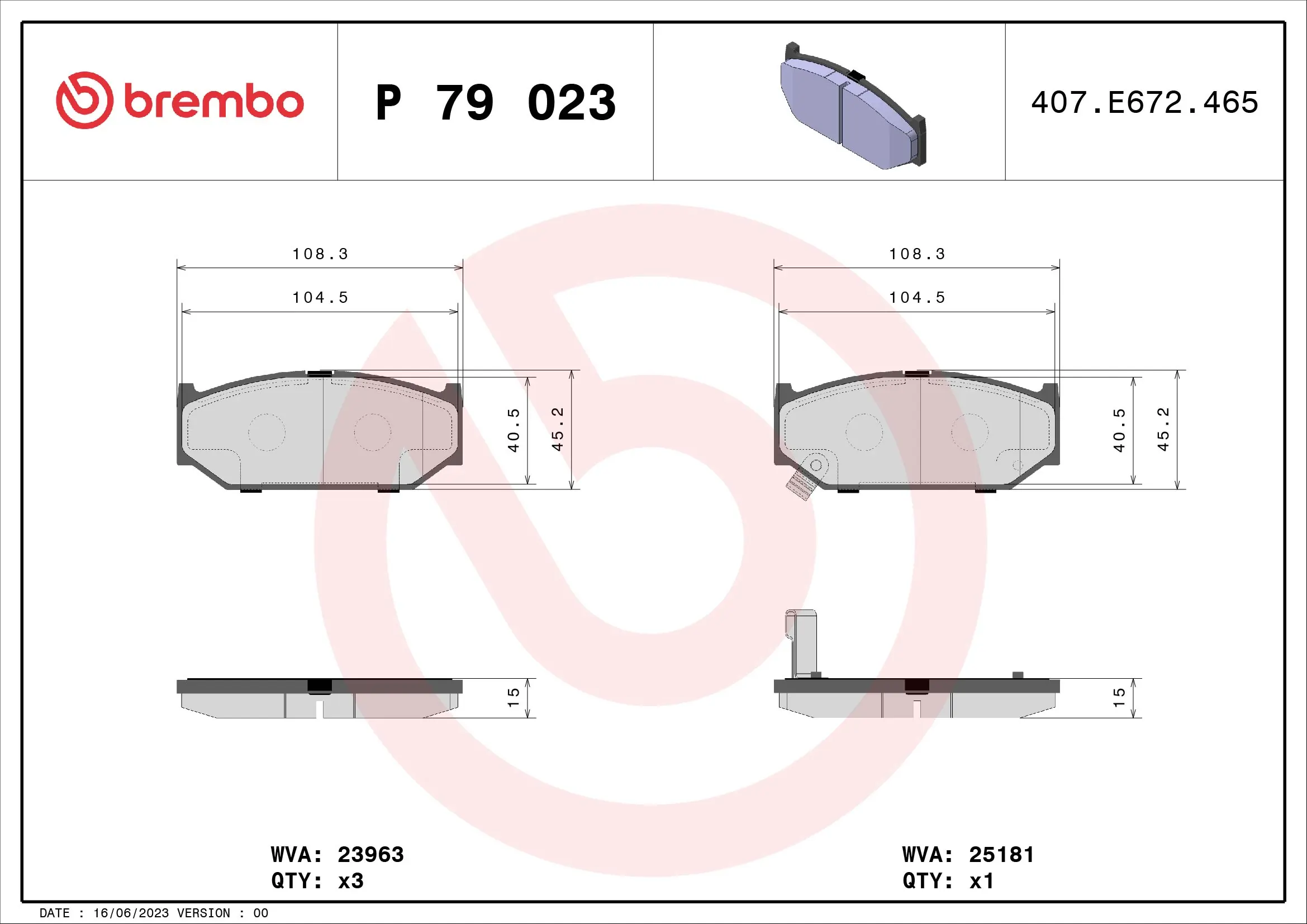 P79023 Brembo