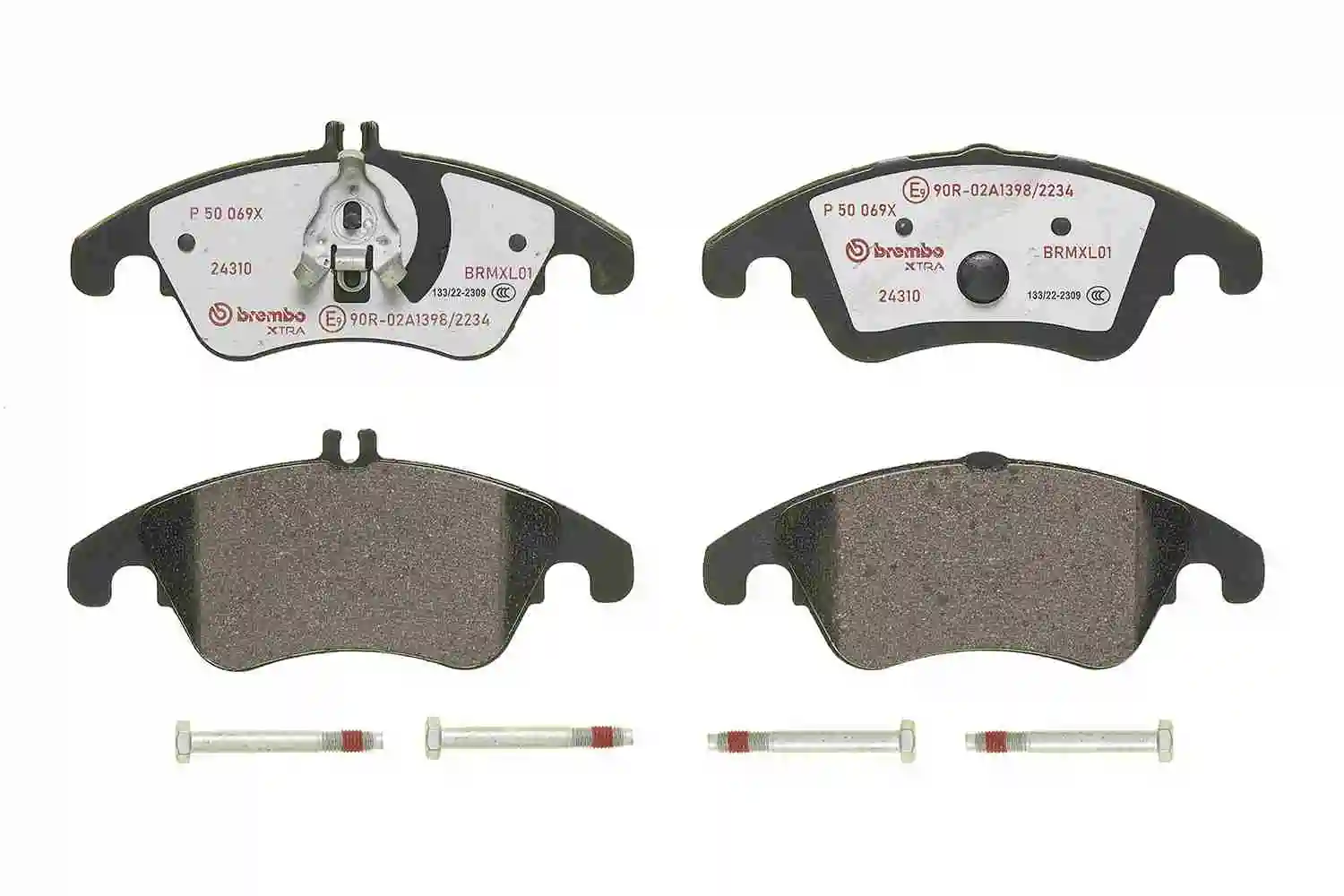 P50069X Brembo Pastillas delanteras