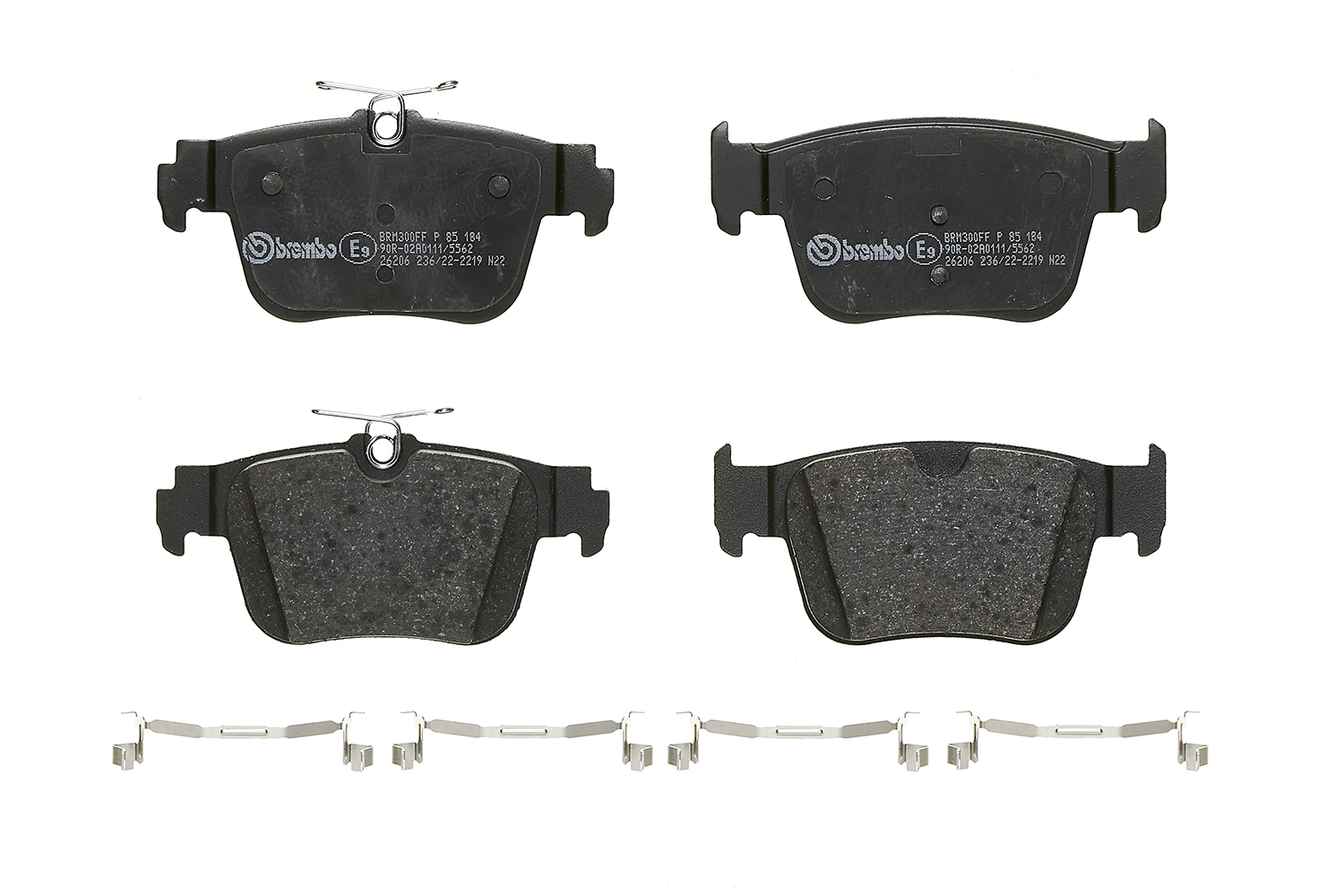 P85184 Brembo Pastillas freno traseras
