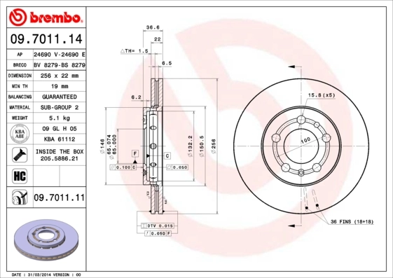 Discos Seat Toledo II (1999-2006)