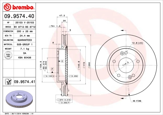 09957441 Brembo