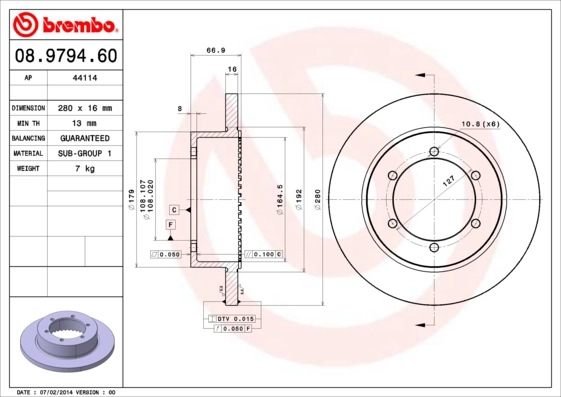 08979460 Brembo