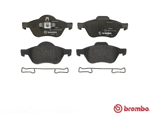 P68048 Brembo Pastillas delanteras