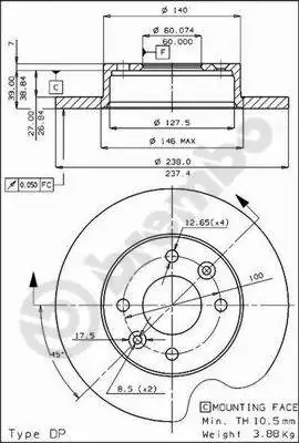 08428410 Brembo