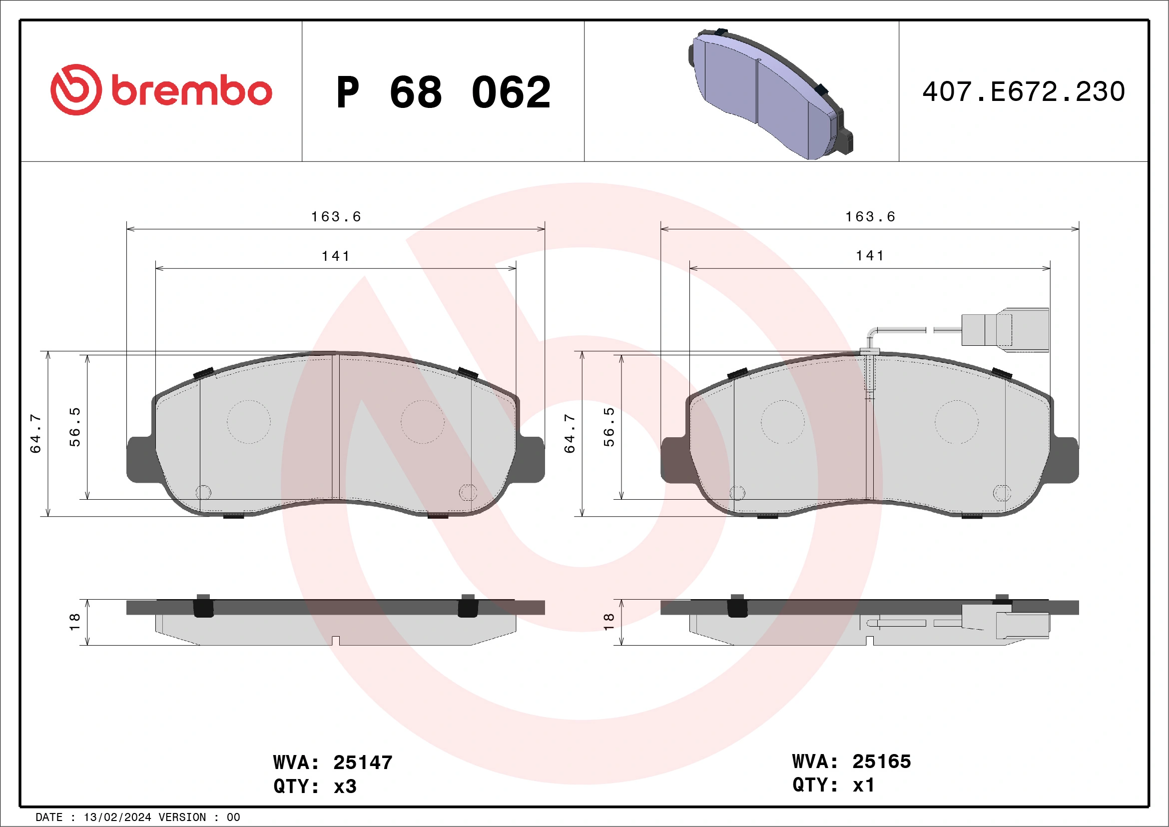 P68062 Brembo