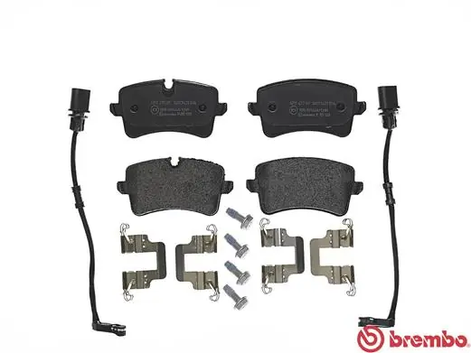 P85120 Brembo Pastillas freno traseras