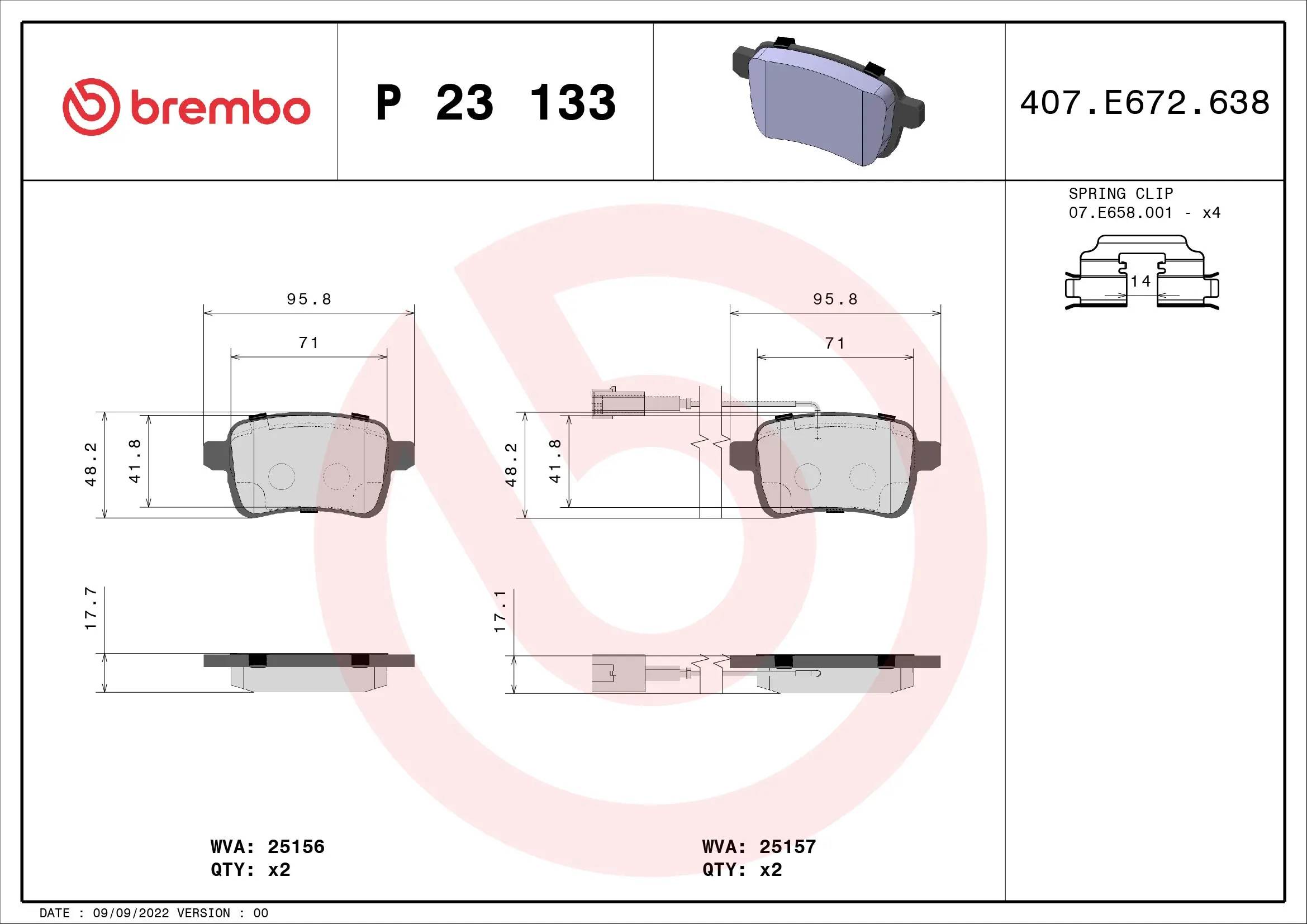 P23133X Brembo