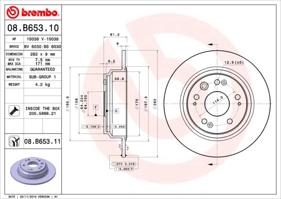 08B65310 Brembo