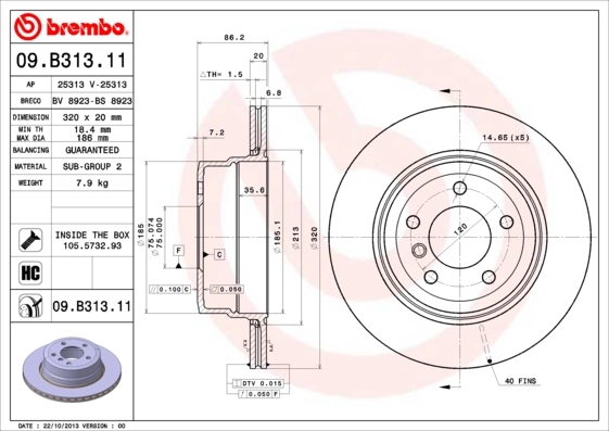 09B31311 Brembo