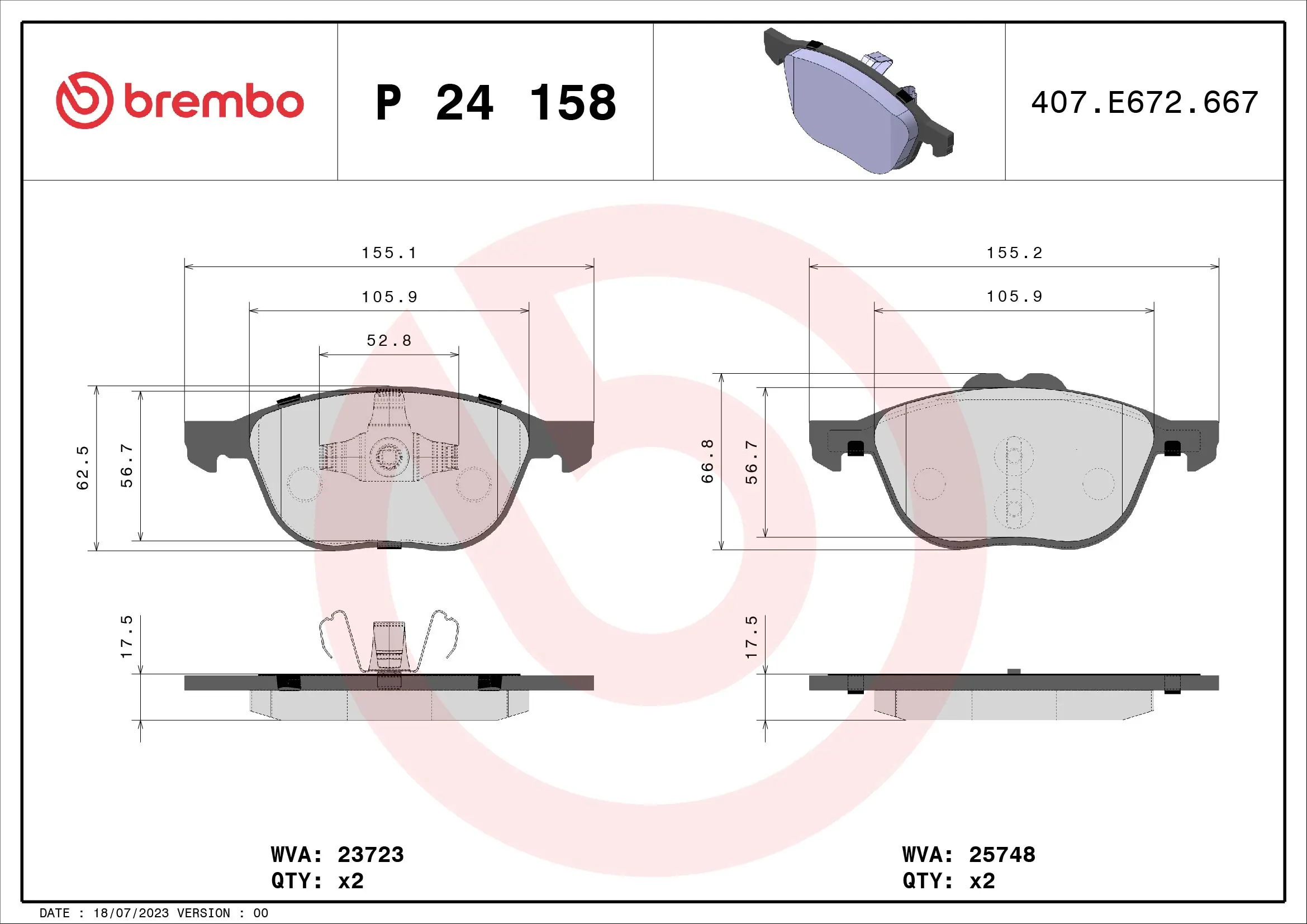P24158 Brembo
