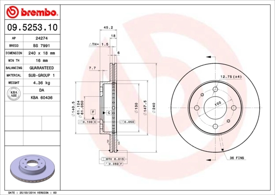 09525310 Brembo