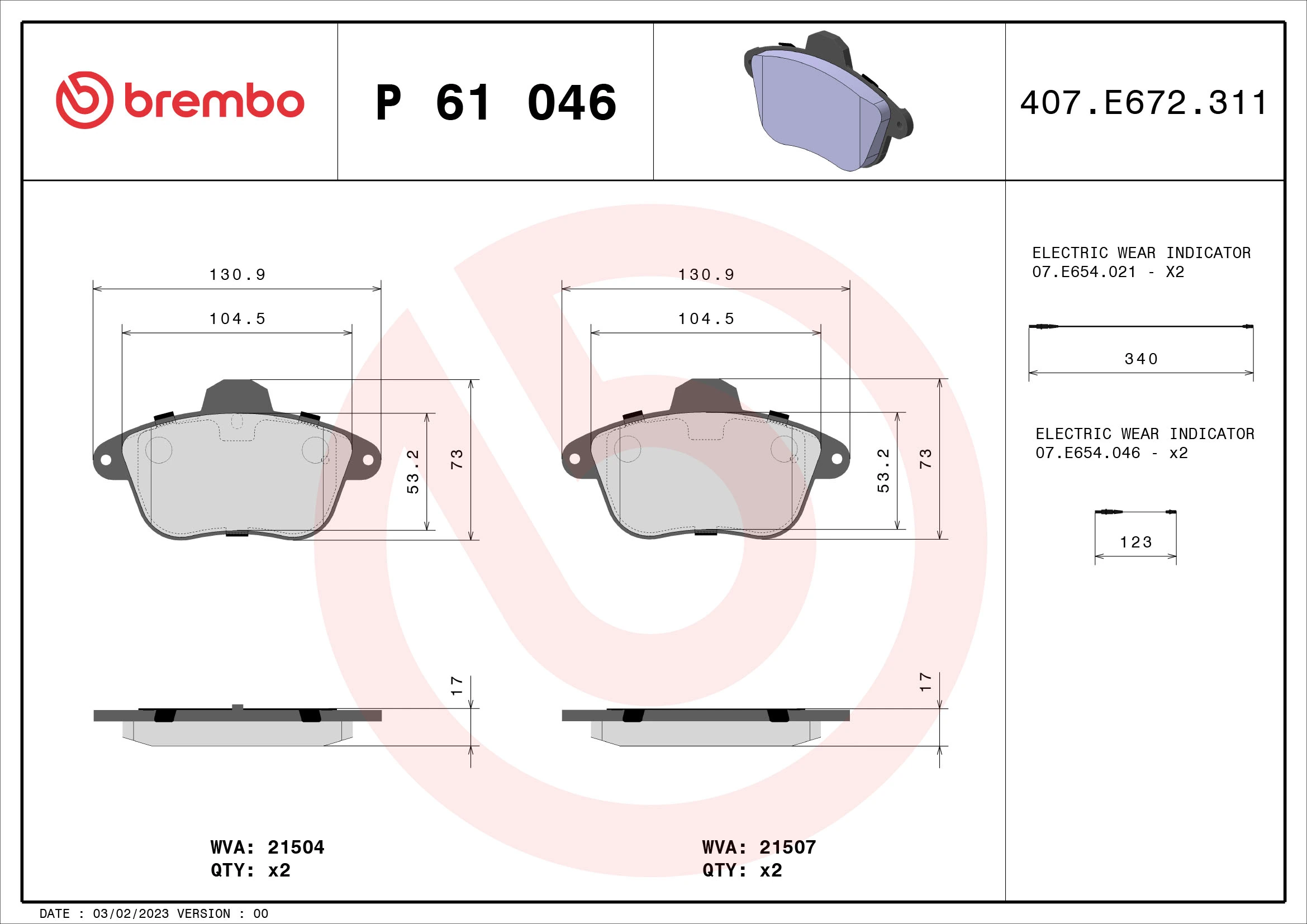 P61046 Brembo