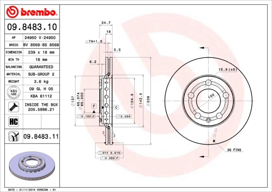 09848310 Brembo