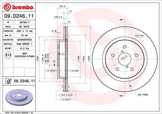 09D24611 Brembo